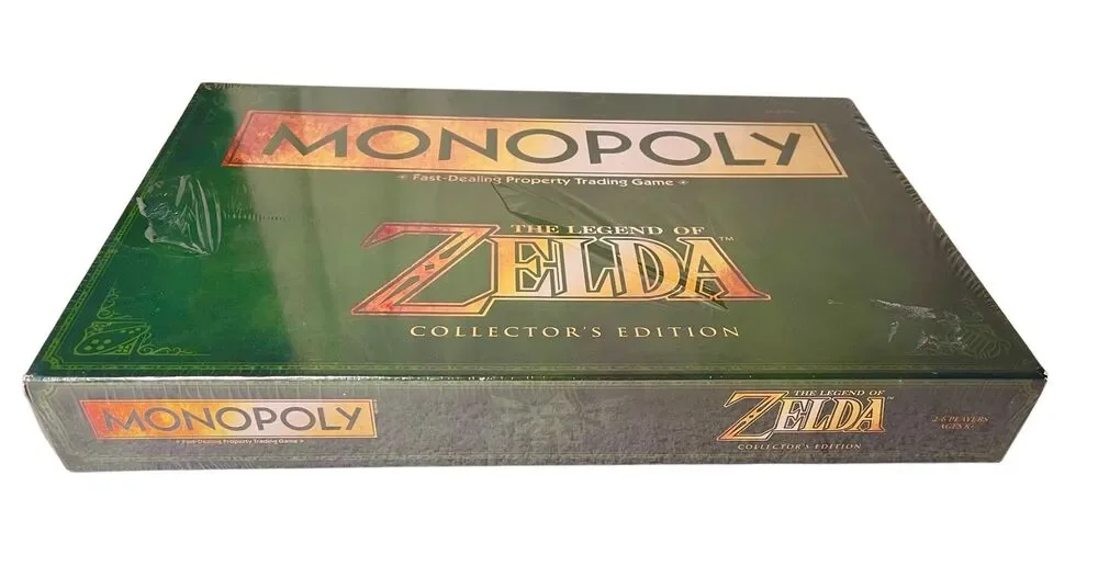 New The Legend of Zelda Monopoly Collector's Edition Board Game Hyrule Tokens